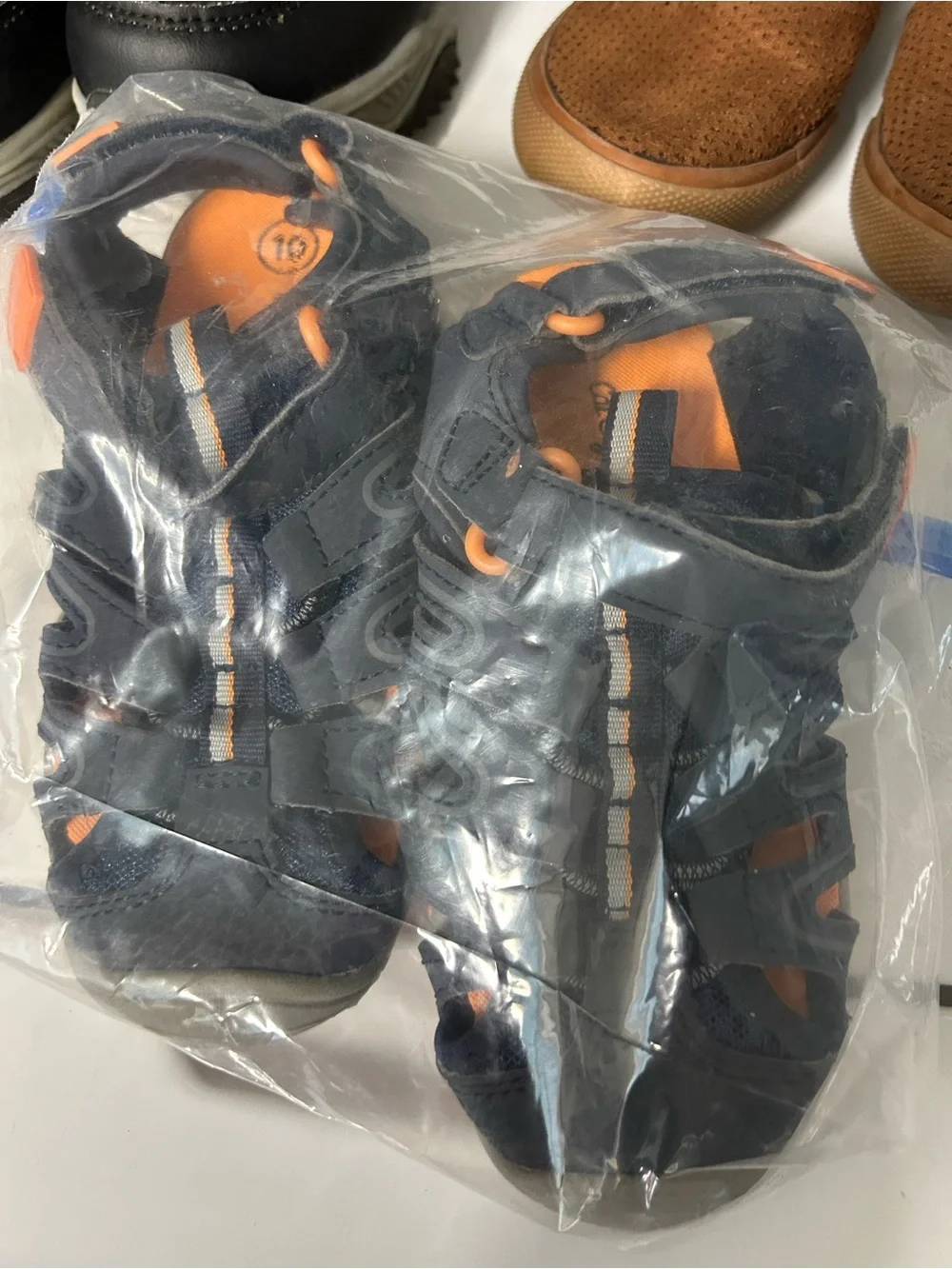 Boys lot of shoes leather boots, snow boots, water shoes Slip-On Casual Sneakers